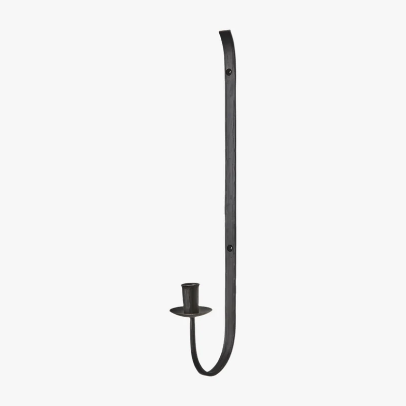 Väggljusstake Thor, svart