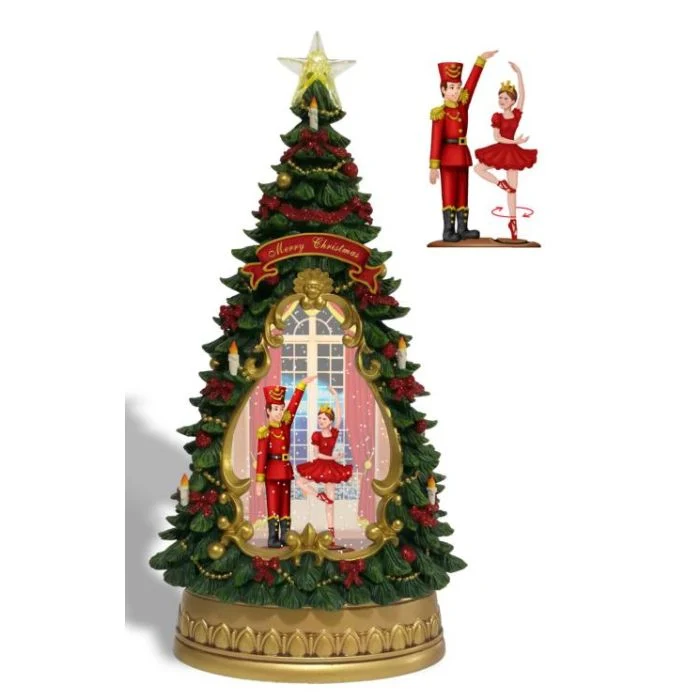 Speldosa Julgran med Nötknäpparen