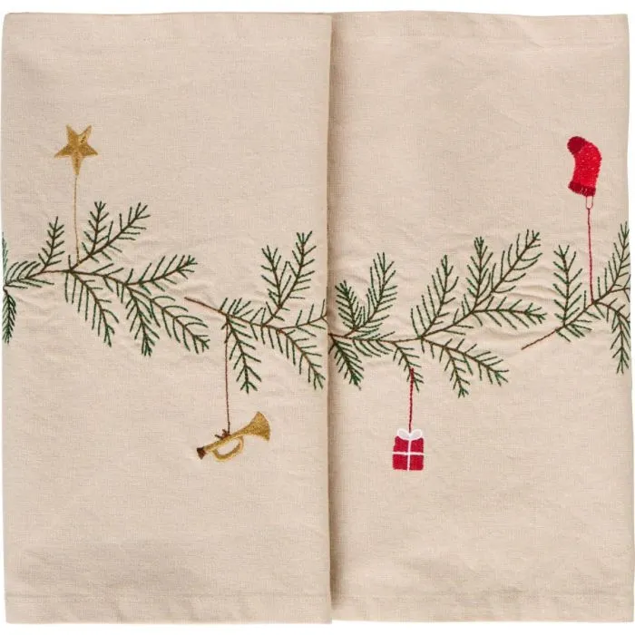 Löpare Tradition med grangirlang
