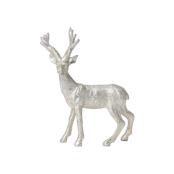 Rådjur silverfärgad 15 cm hög