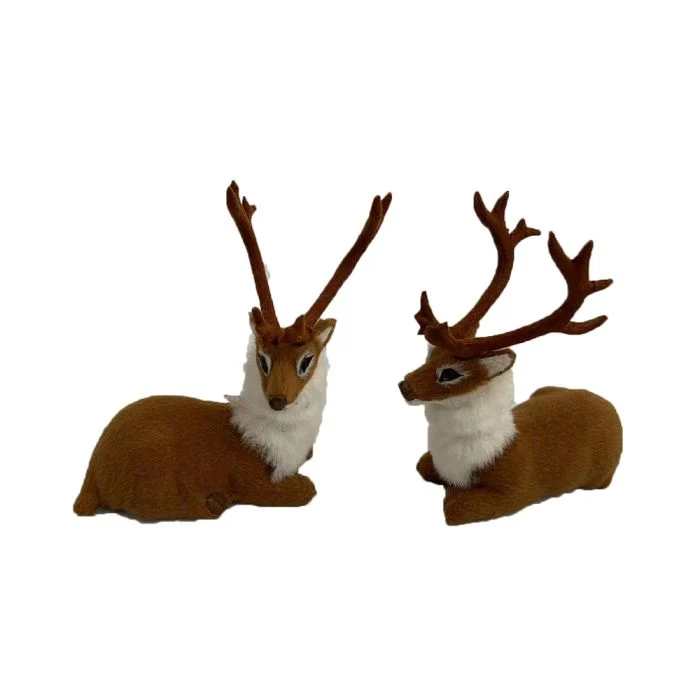 Liggande rådjur 11 cm hög