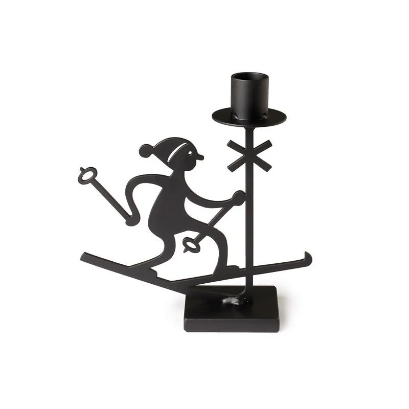 Ski – candle holder