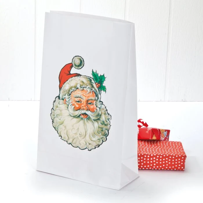Stor godispåse med jultomten