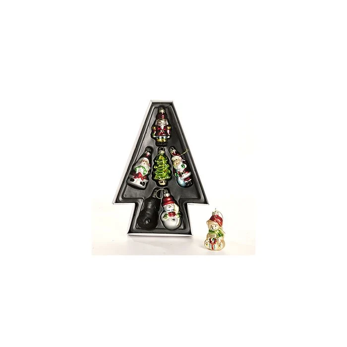 Julgranskulor minifigurer 6 stycke
