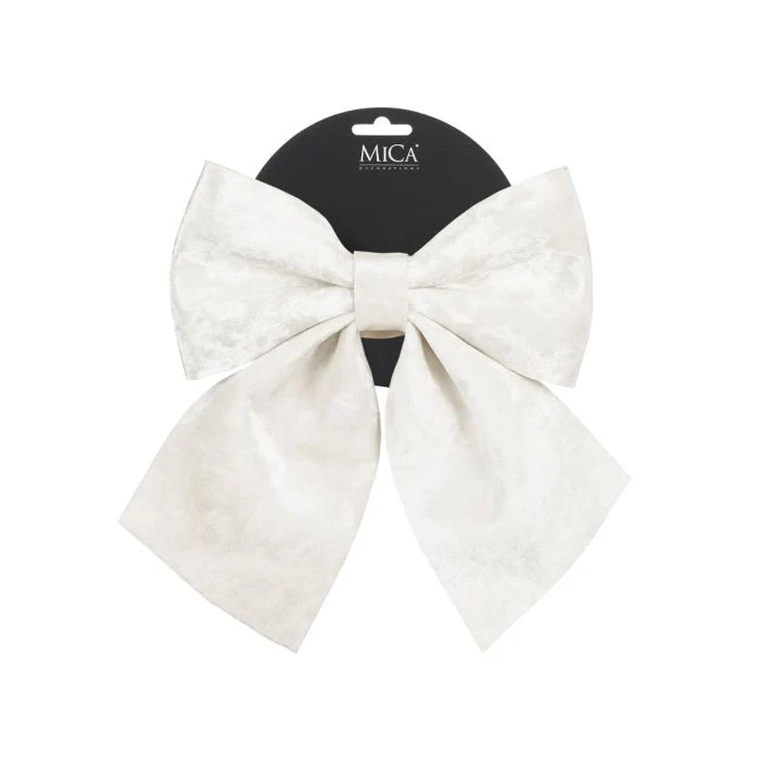 Rosett vit velour