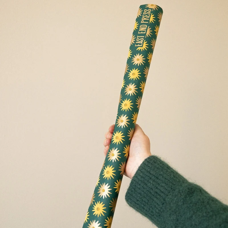 Winter's Bloom Gift Wrap by East End Press