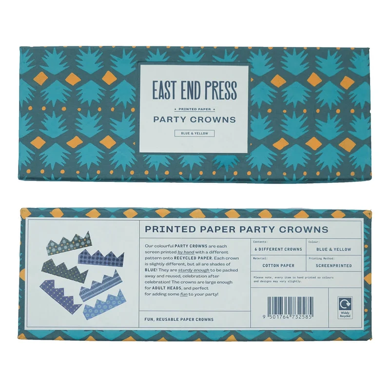 Paper Crowns in Blue by East End Press