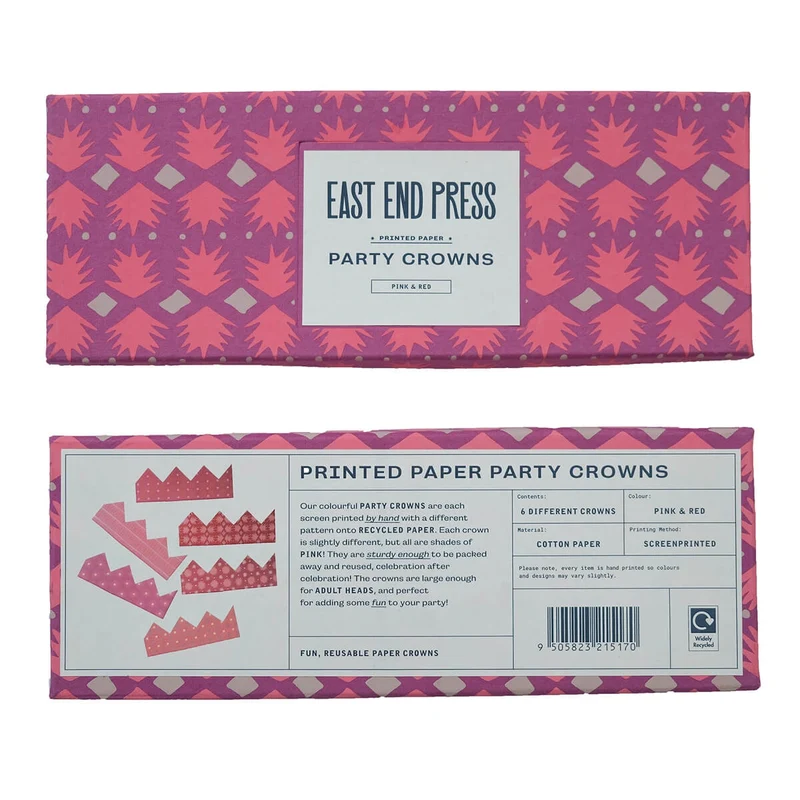 Paper Crowns in Pink by East End Press