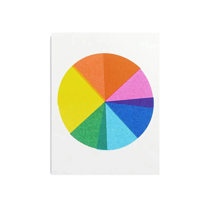 Colour Wheel Greetings Card by Scout Editions