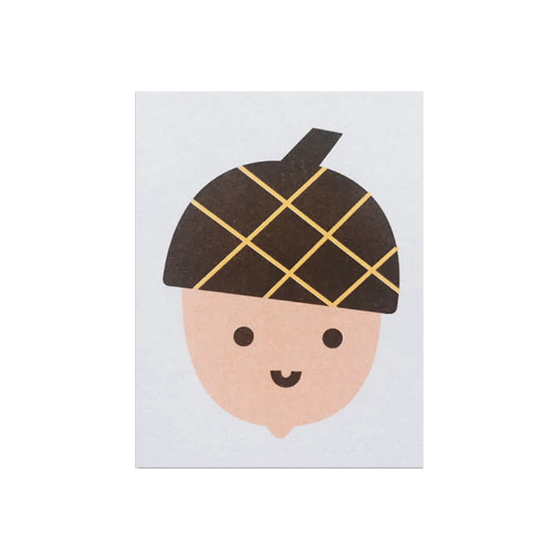 Acorn Mini Greetings Card by Scout Editions