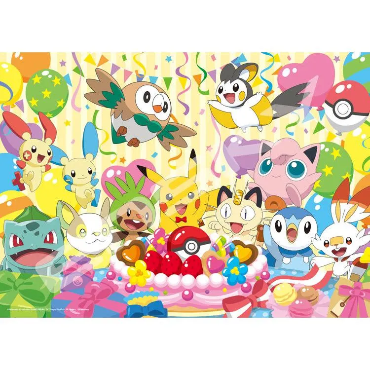 Pussel Låt oss äta tillsammans! Pokémon med festtårta – 500 bitar, ENS-500-371