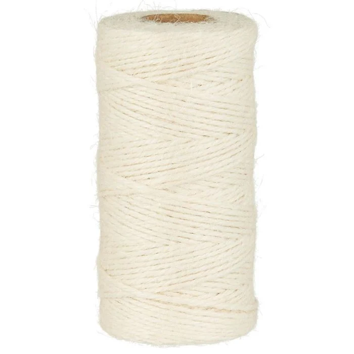 Jutesnöre crème 100 m