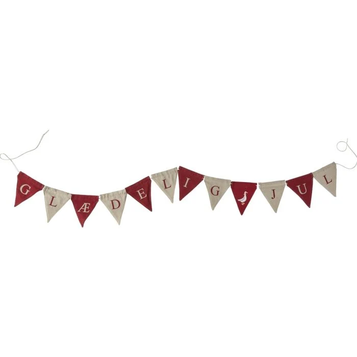 Girlang med 'God Jul' 215 cm