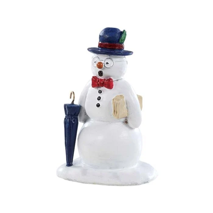 Stilfull och elegant snögubbe