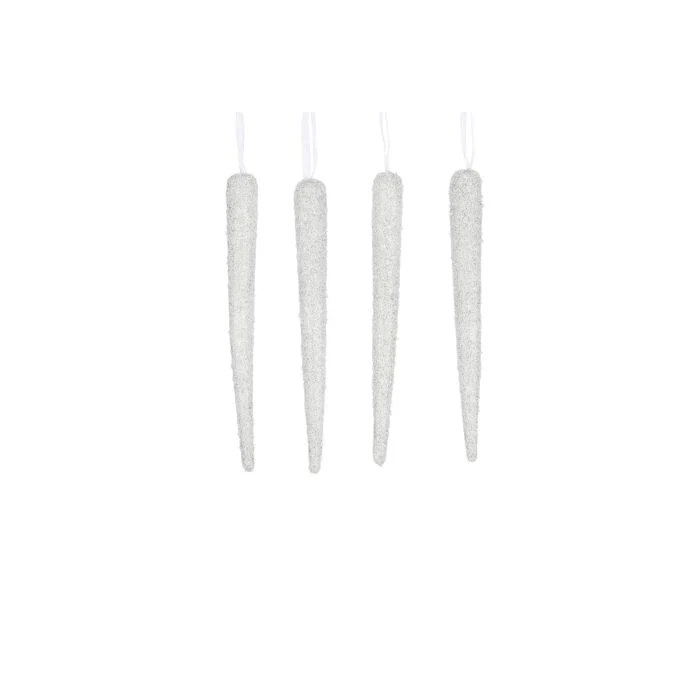 Istappar med snöre 4-pack