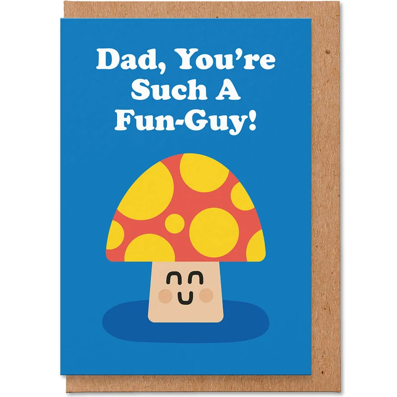 Fun-Guy Greeting Card by Studio Boketto