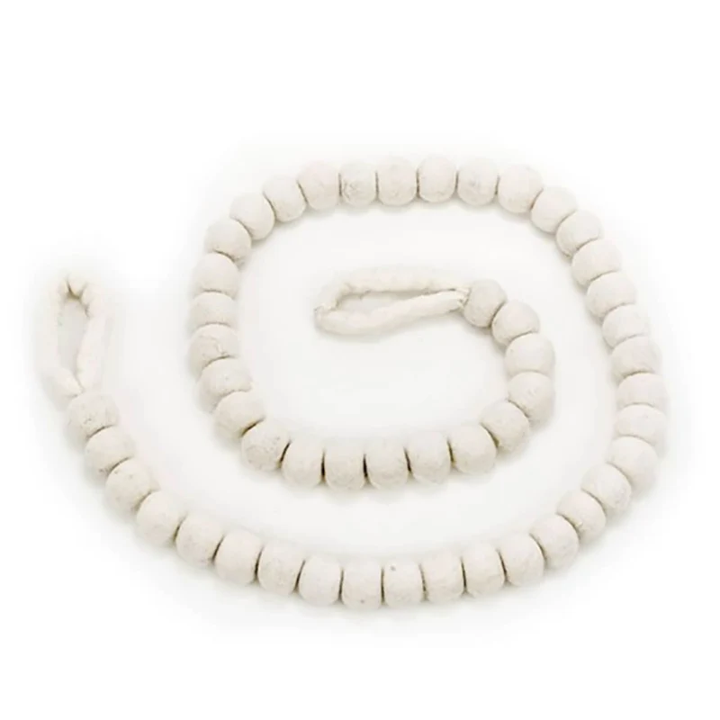Felt Bubble Garland in White (120cm) by Felt So Good