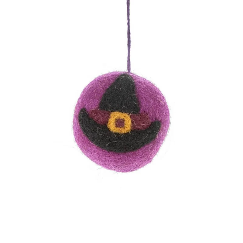 Haunted Halloween Baubles Hanging Decorations by Felt So Good