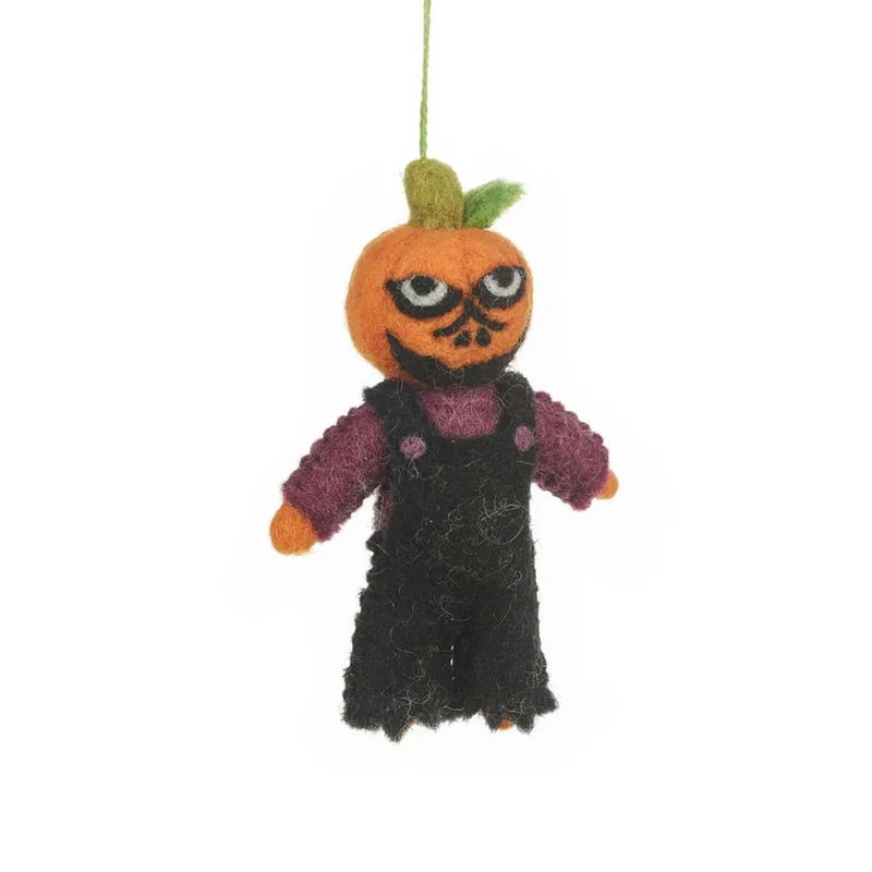 Hannibal Pumpkin Hanging Halloween Decoration by Felt So Good