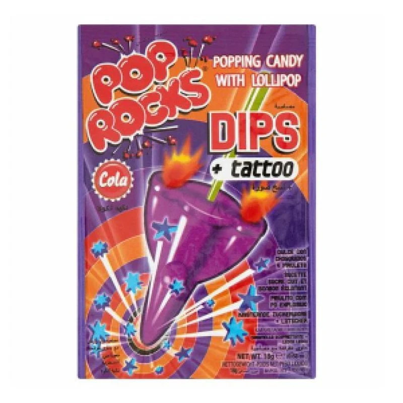 Pop Rocks 18g Kjærlighet og popping dipp med tatovering