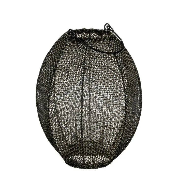 Faros lykta svart 34 cm hög