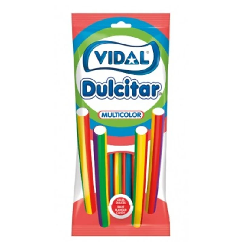 Vidal Multifarget Sugerør med Vaniljekjerne 90g