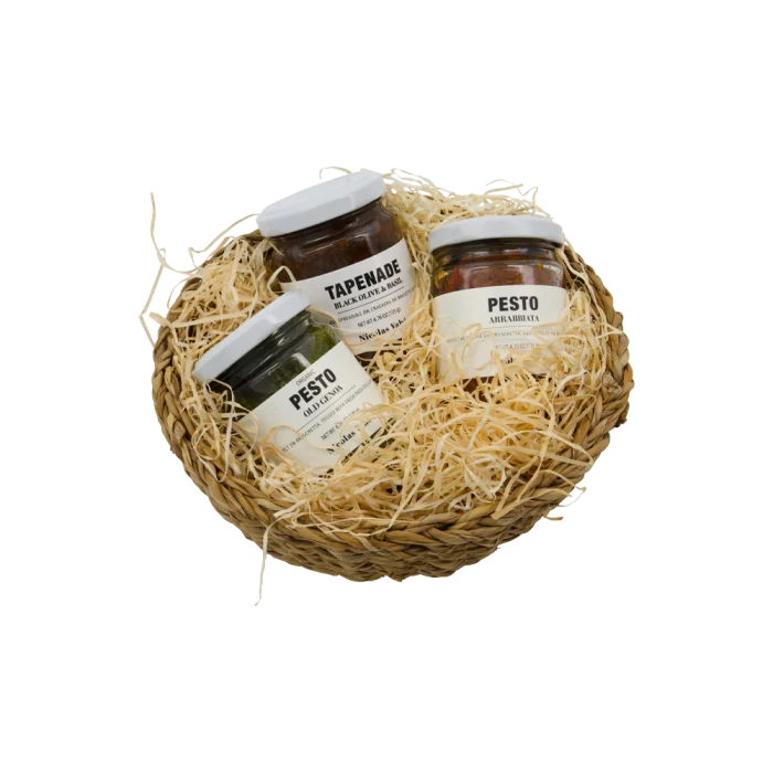 Nicolas Vahé Presentkorg - Pesto och Tapenade