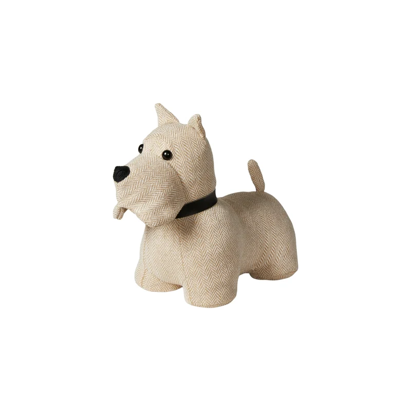 Dörrstopp vit och beige hund