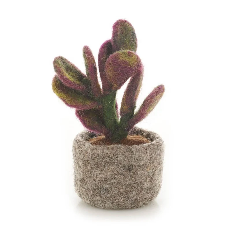 Ficus Elastica Plant Felt Decoration by Felt So Good