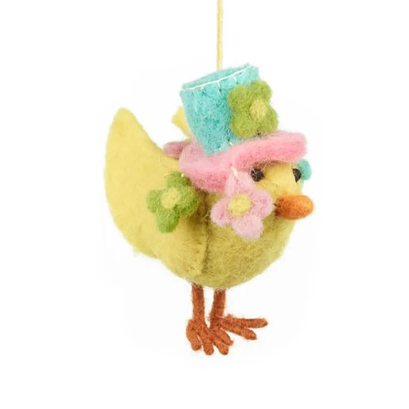 Easter Parade Chick Hanging Decoration by Felt So Good