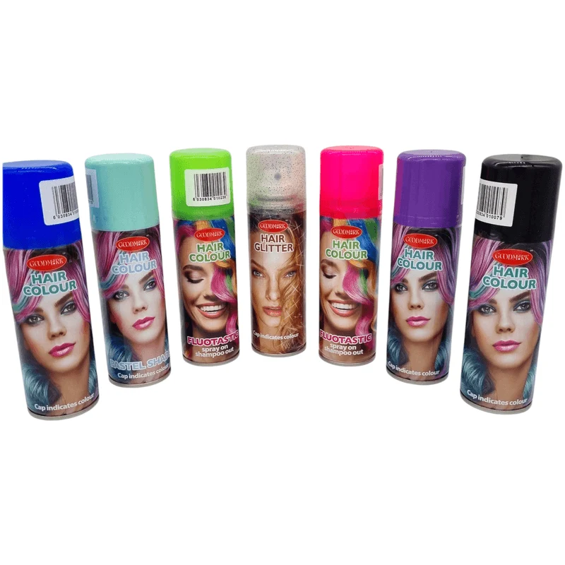 Hårfarge Spray 125ml | Mange ulike farger