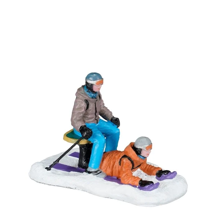Luville På snowboard och skidor