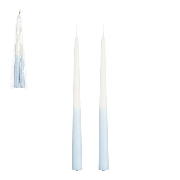 Tvåfärgade lampor ljusblå/vita 2-pack