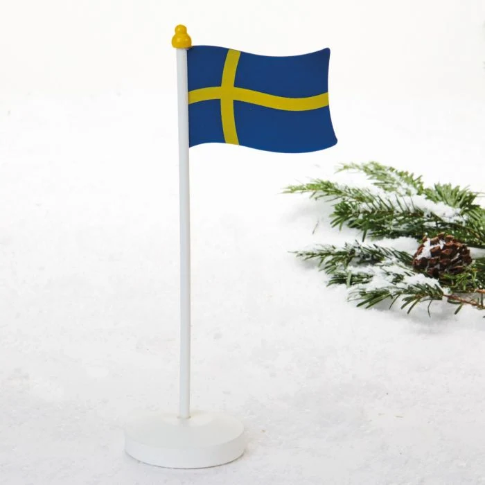 Flagga 25 cm hög