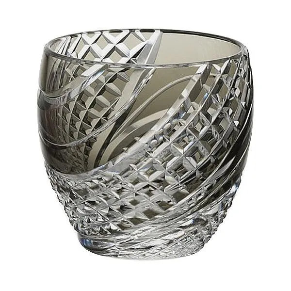 Kagami Kristall Edo Kiriko Glas Svart T535-2044-BLK