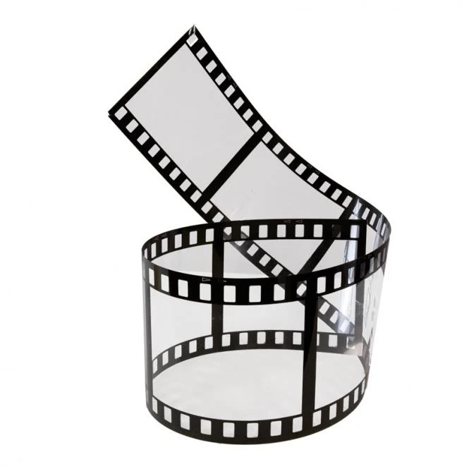 Dekor Filmrull 120 x 30 cm - Transparent Plast Filmstripe | Kinodekorasjon