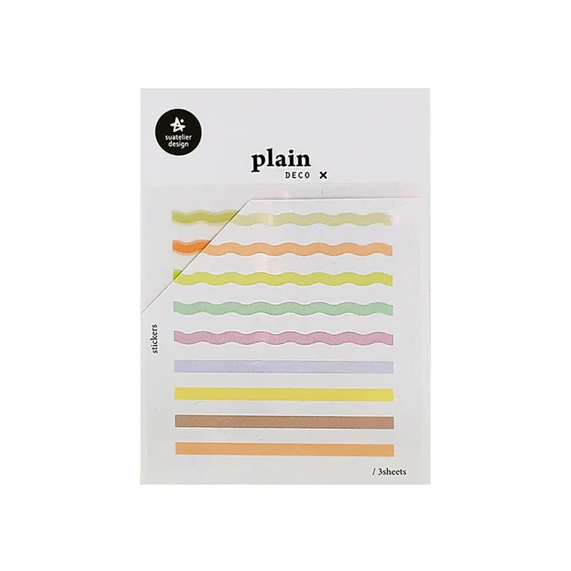 Number 78 Plain Series Stickers by Suatelier
