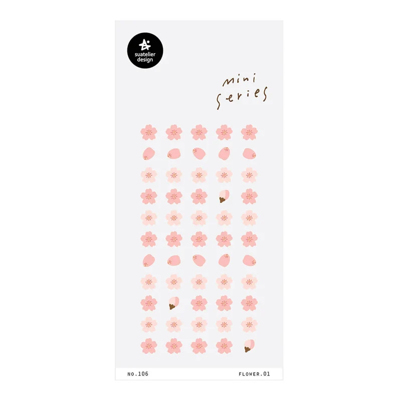 Flower 01 Mini Series Stickers by Suatelier