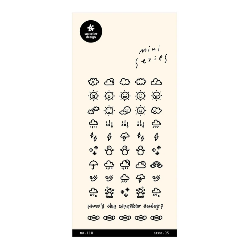 Deco 05 Mini Series Stickers by Suatelier