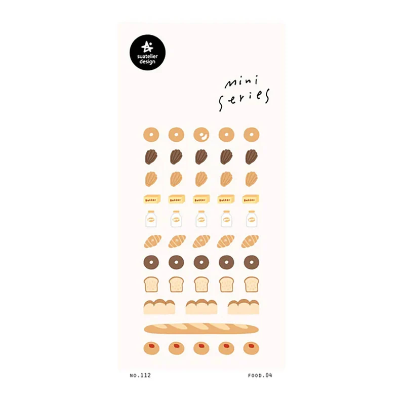 Food 04 Mini Series Stickers by Suatelier