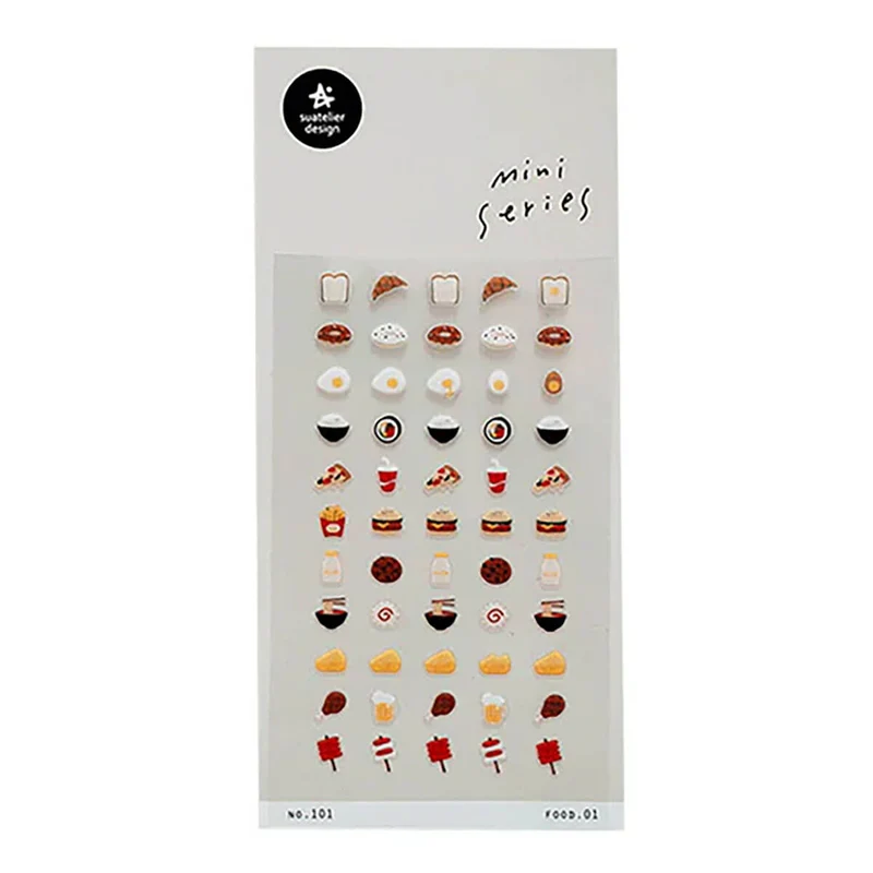 Food 01 Mini Series Stickers by Suatelier