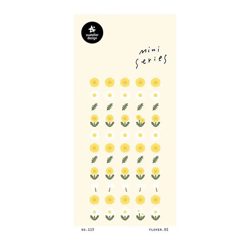 Flower 02 Mini Series Stickers by Suatelier