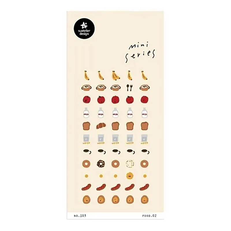 Food 02 Mini Series Stickers by Suatelier