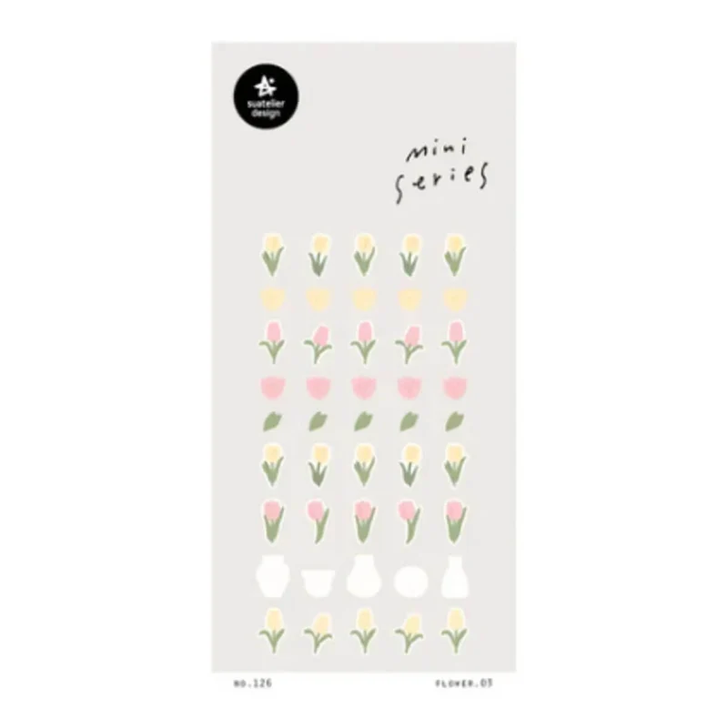 Flower 03 Mini Series Stickers by Suatelier
