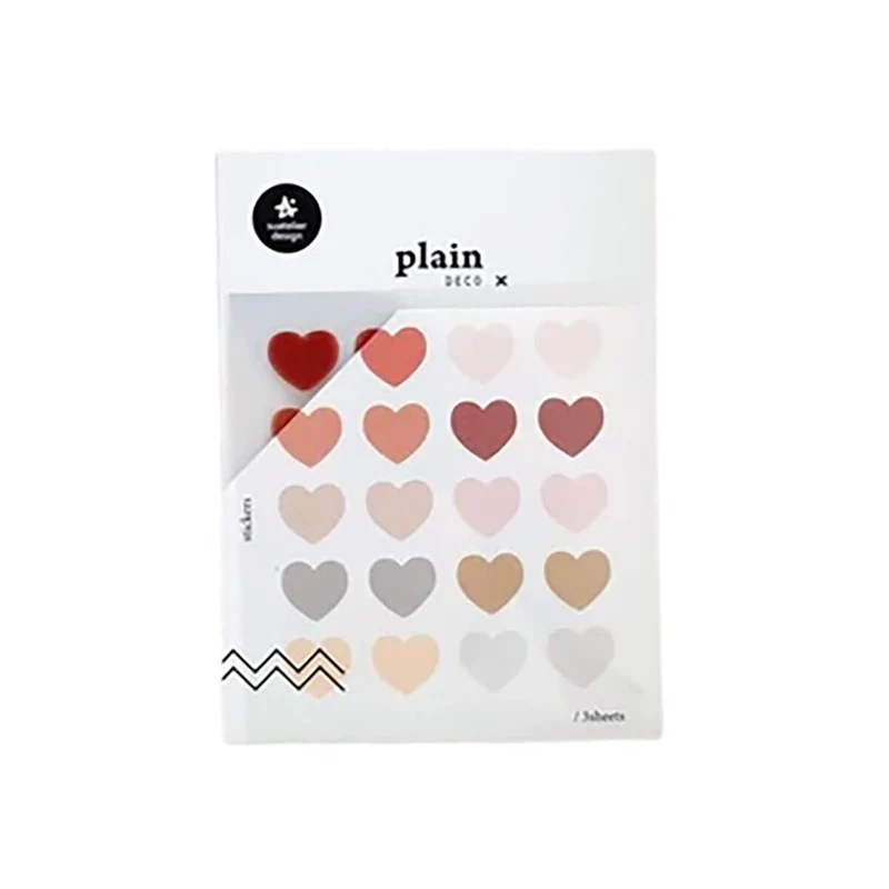 Number 53 Plain Series Stickers by Suatelier