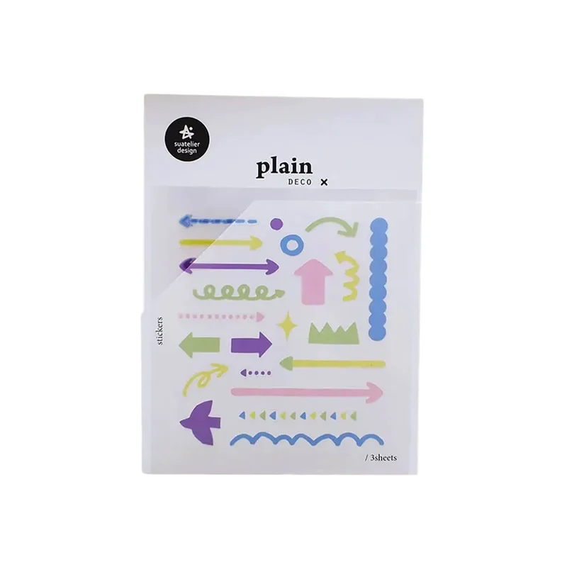Number 73 Plain Series Stickers by Suatelier