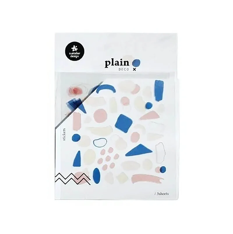 Number 18 Plain Series Stickers by Suatelier
