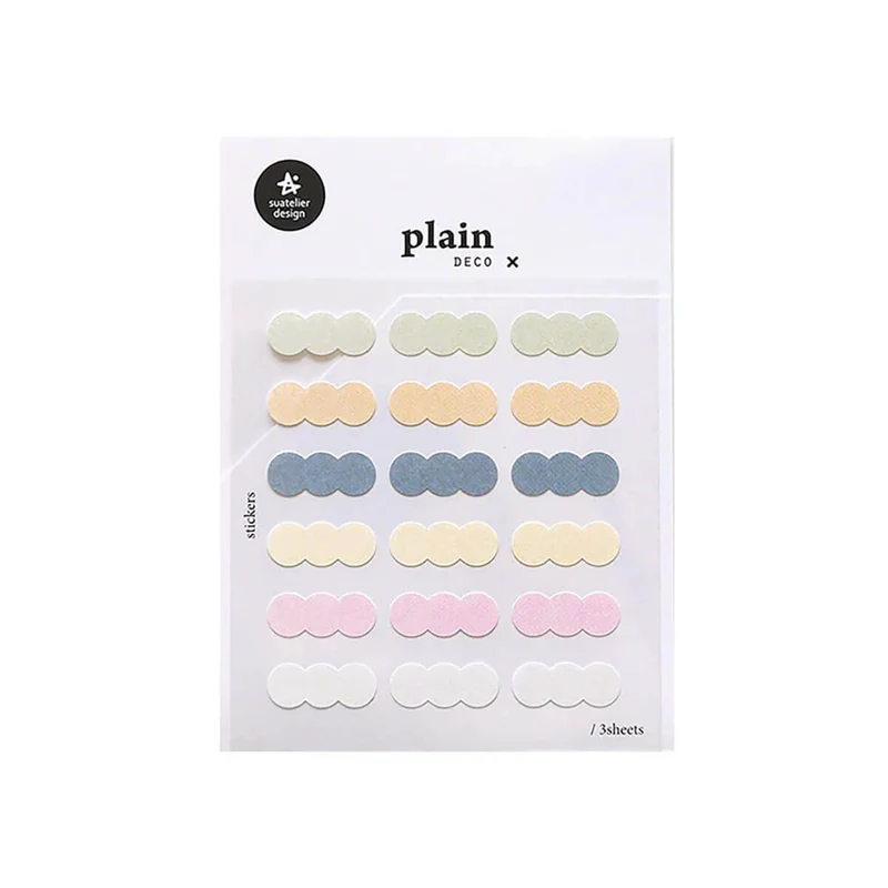 Number 71 Plain Series Stickers by Suatelier