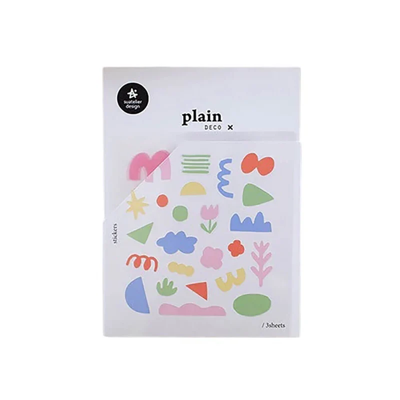 Number 72 Plain Series Stickers by Suatelier