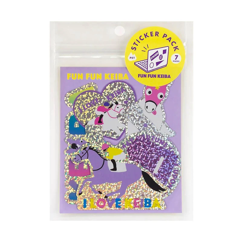 Horse Racing Sticker Pack by Greeting Life